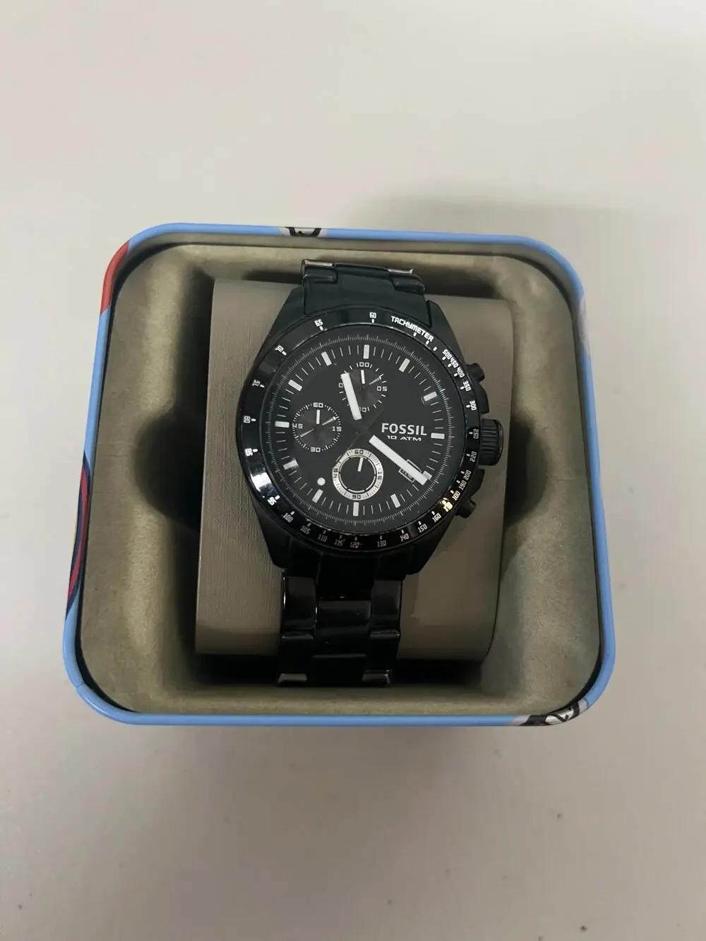 Fossil CH2601 Black Chronograph Watch
